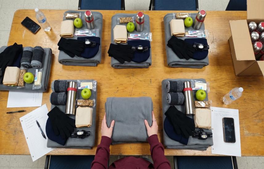 150 kits hivernaux pour les sans-abri de Strasbourg